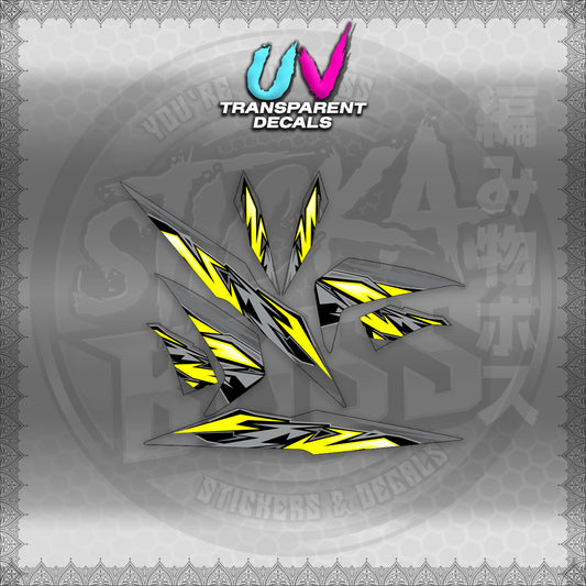 STICKER DECALS for BEAT 110 V2 (INMAUVTRSTMODE) By STICKABOSS (SOFIE LAMINATED WATERPROOF)