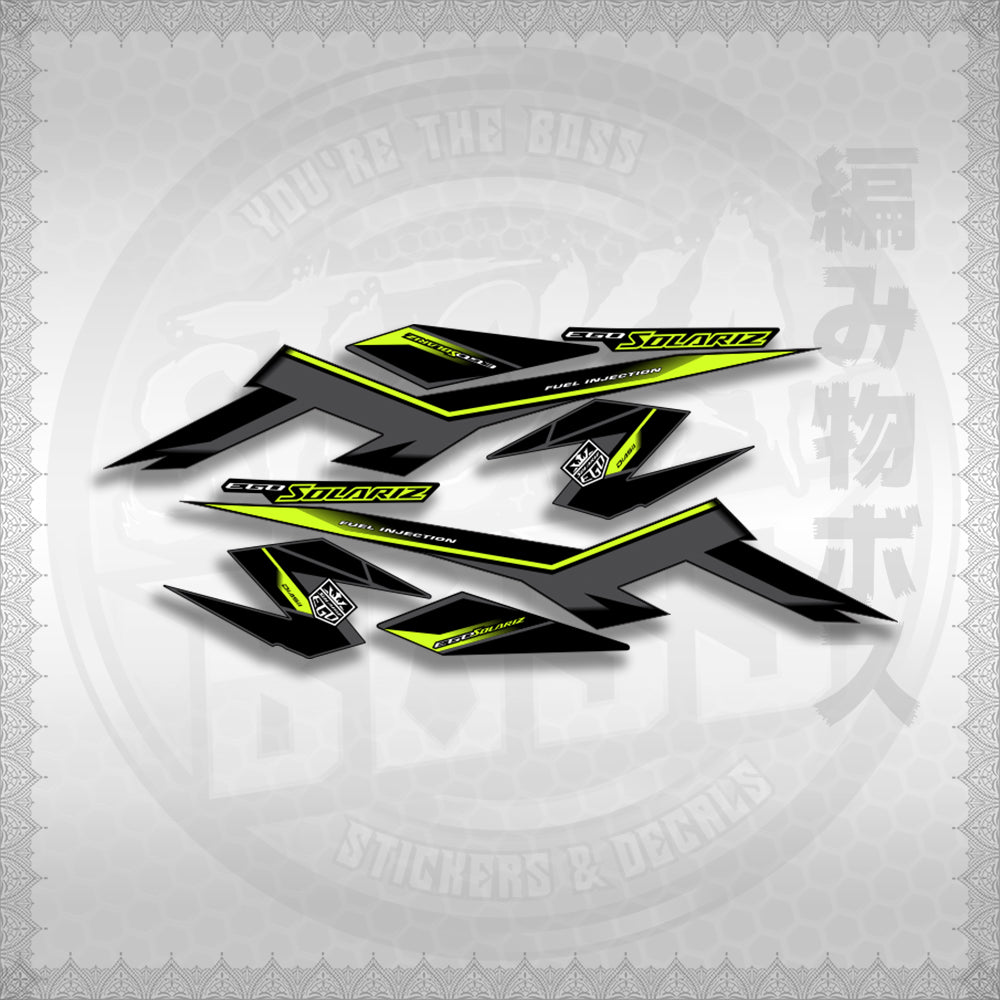 MIO I 125 M3 CYBER EGO SOLARIZ STICKER DECALS By STICKABOSS (SOFIE LAMINATED WATERPROOF)