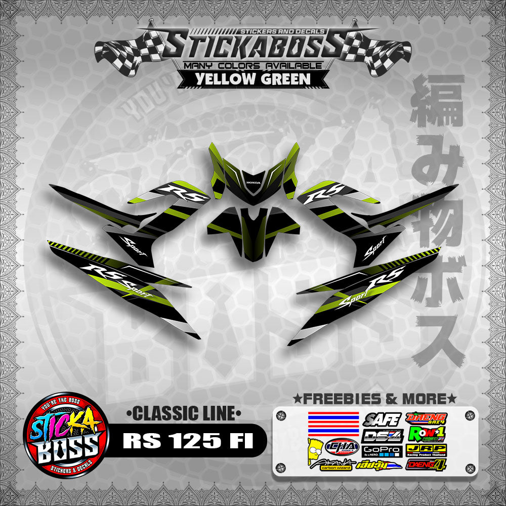 RS 125 FI DECALS ( CLASSIC LINE)【WITH FREEBIES】
