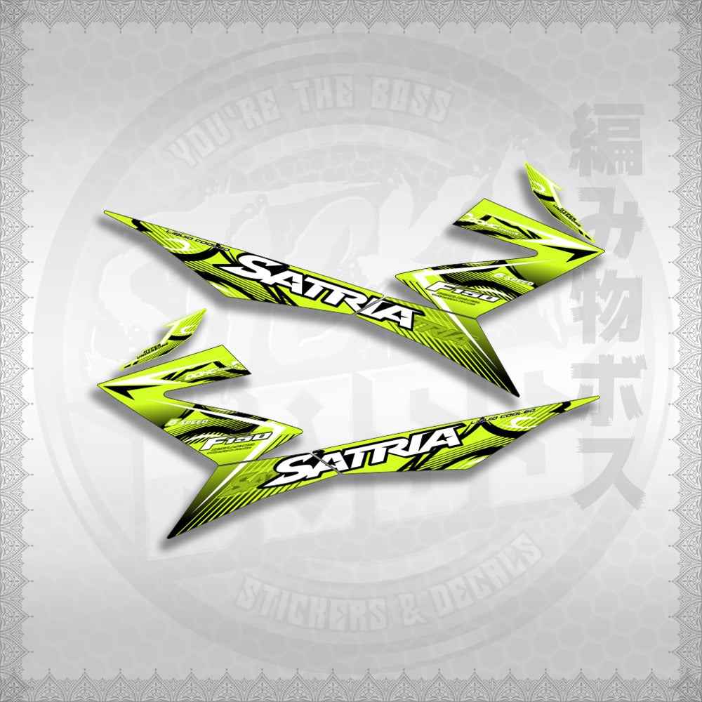 STICKER DECALS for RAIDER 150 FI (RFISATHMATH) By STICKABOSS (SOFIE LAMINATED WATERPROOF)