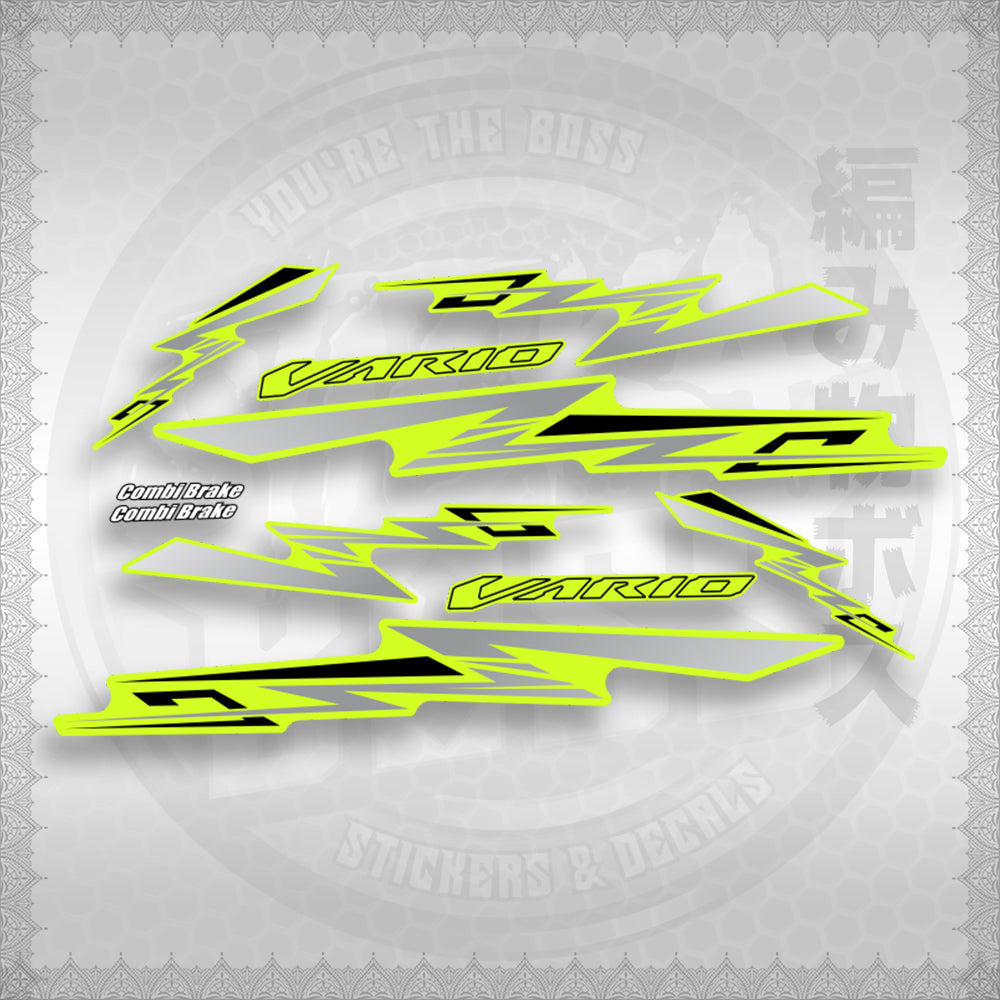 CLICK V2 ( VARIO ALPHA x OMEGA ) STICKER DECALS By STICKABOSS