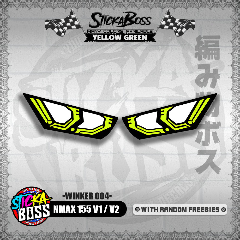 NMAX 155 V1 / V2 (WINKER 004) TRANSPARENT【WITH FREEBIES】