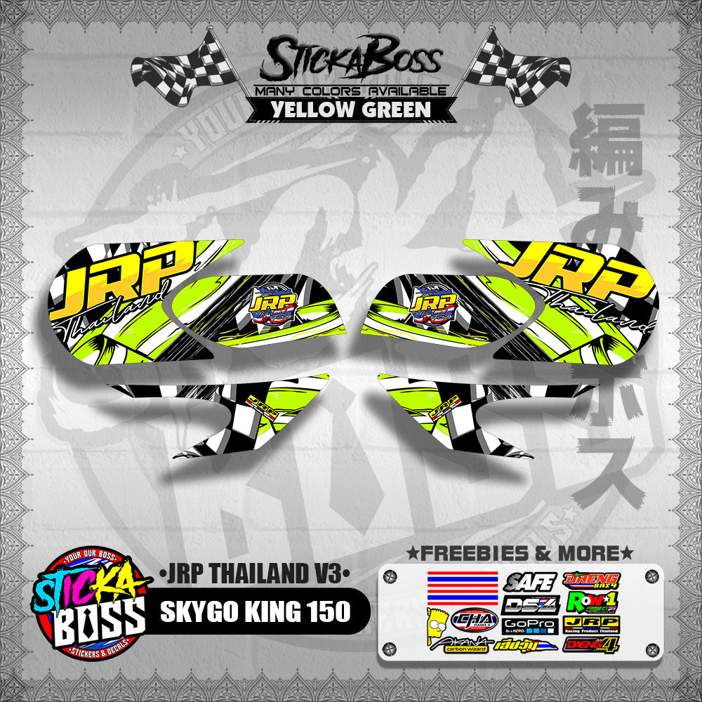 SKYGO KING 150 DECALS ( JRP THAILAND V3 )【WITH FREEBIES】