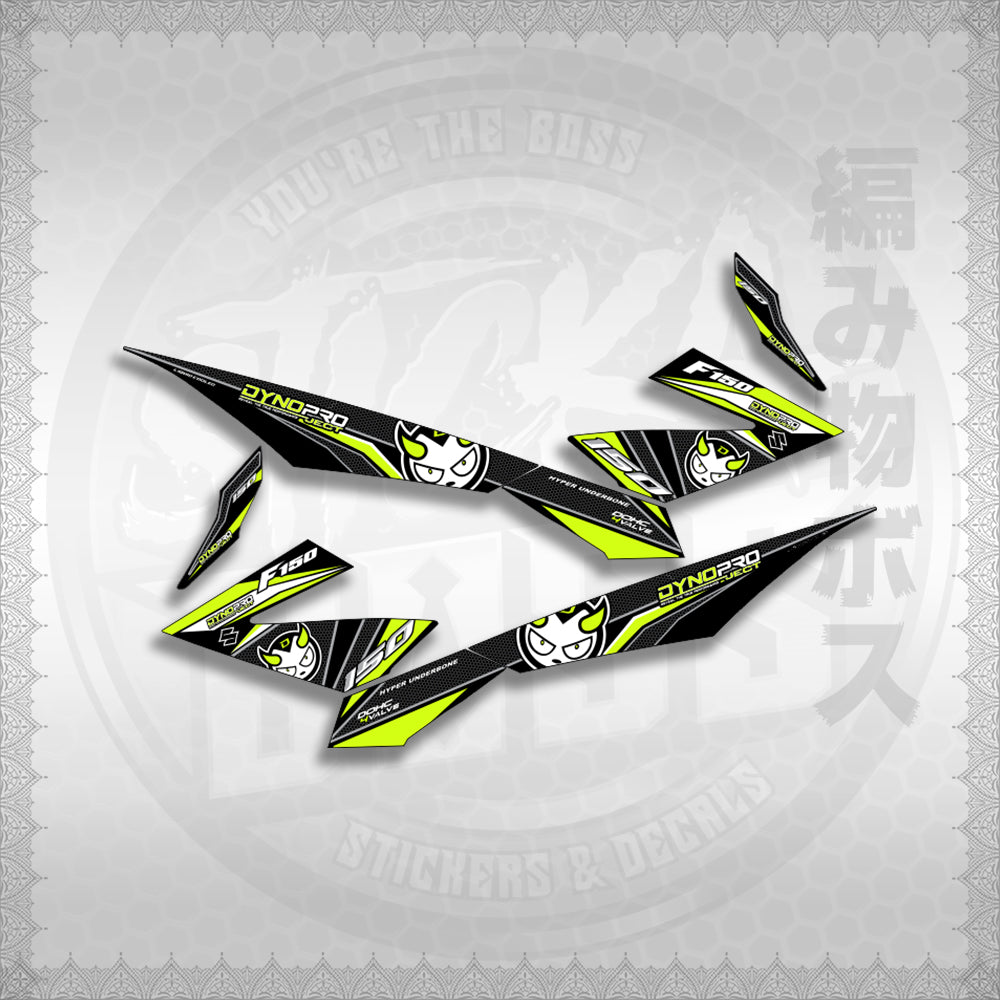 STICKER DECALS for RAIDER 150 FI (RFISADYPRF1) By STICKABOSS (SOFIE LAMINATED WATERPROOF)