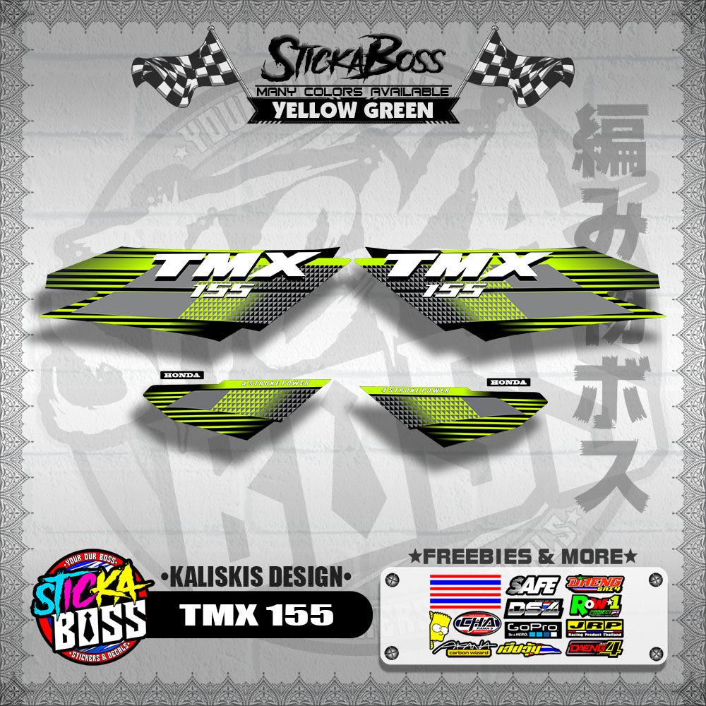 TMX 155 DECALS ( KALISKIS DESIGN )【WITH FREEBIES】