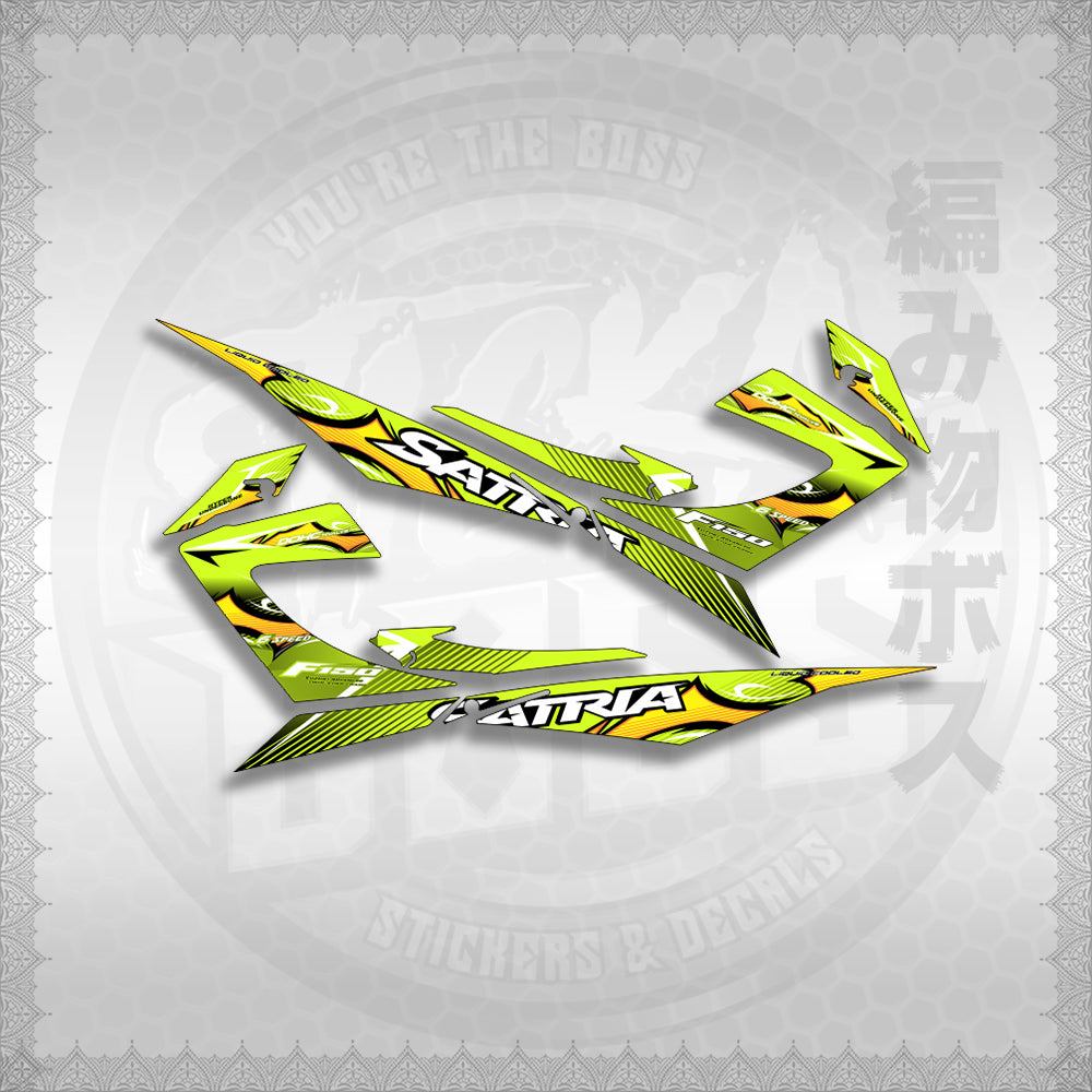 STICKER DECALS for RAIDER 150 REBORN CARB (RRCTHMATH01) By STICKABOSS (SOFIE LAMINATED WATERPROOF)
