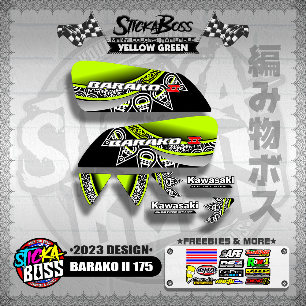 BARAKO ll 175 DECALS ( 2023 DESIGN )【WITH FREEBIES】