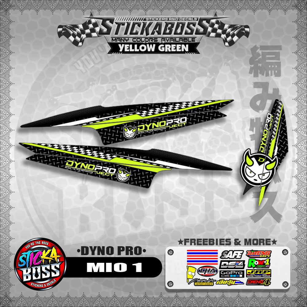 MIO 1 STICKER DECALS ( DYNO PRO )【WITH FREEBIES】