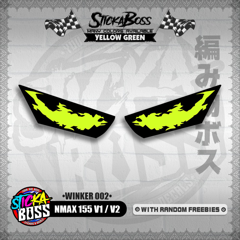 NMAX 155 V1 / V2 (WINKER 002) TRANSPARENT【WITH FREEBIES】