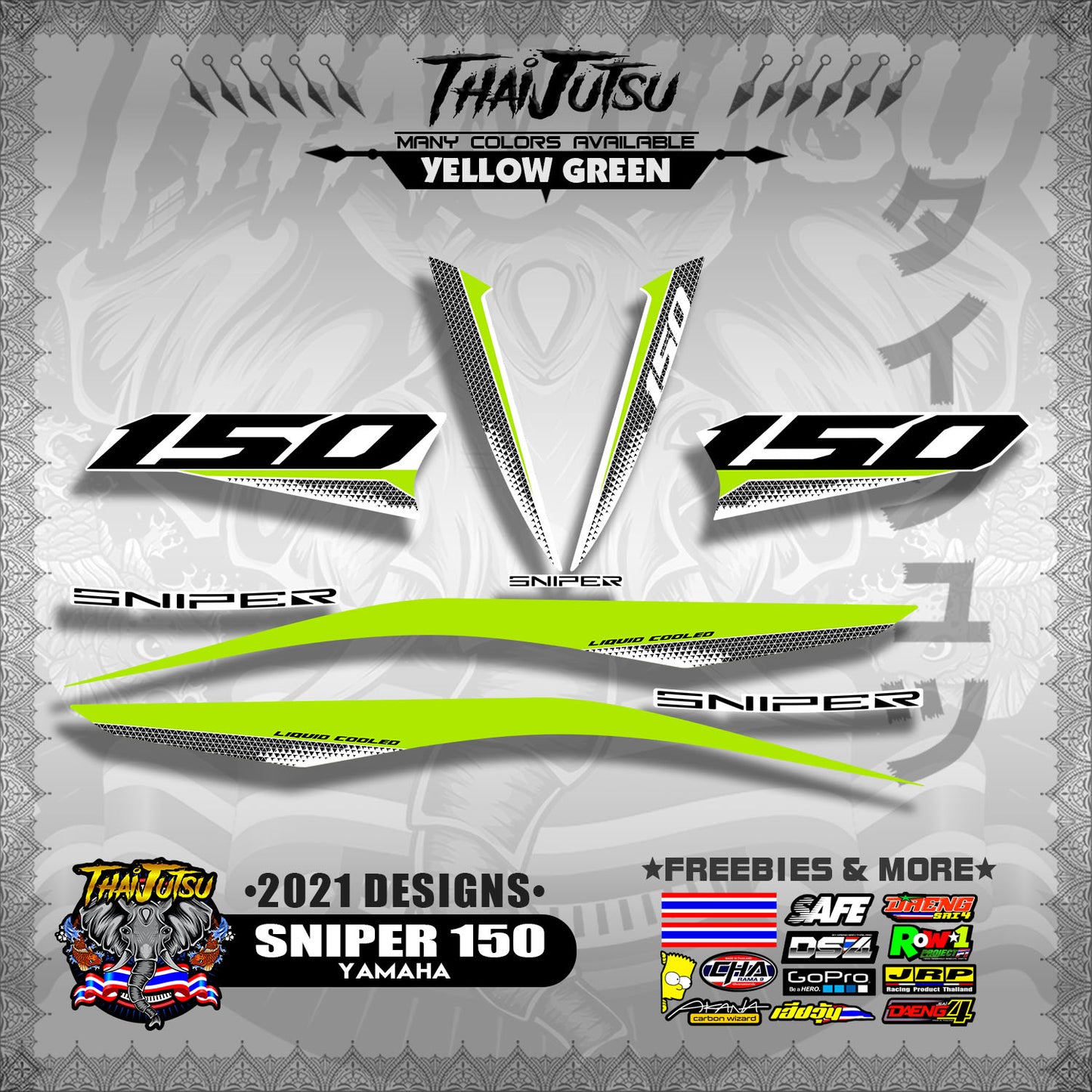 SNIPER 150 DECALS ( 2021 DESIGNS )【WITH FREEBIES】