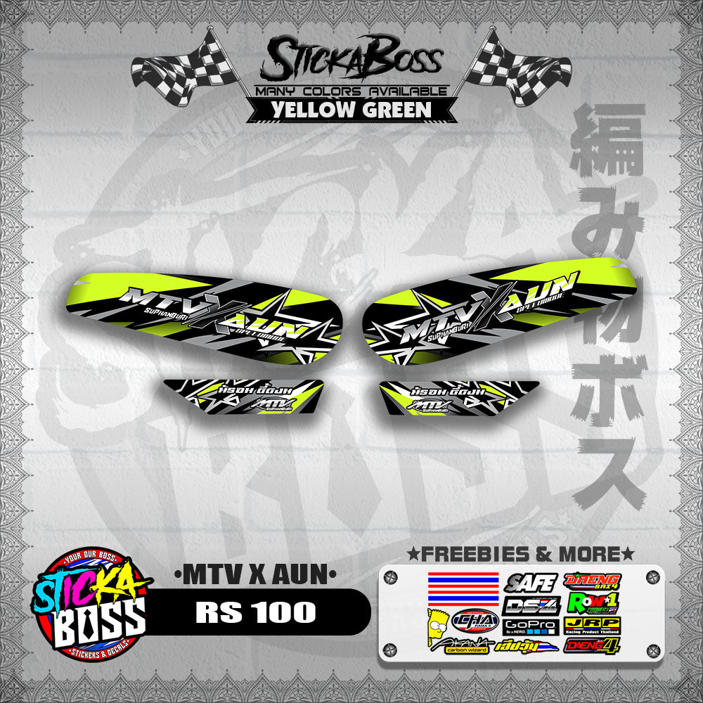 RS 100 DECALS ( MTV X AUN )【WITH FREEBIES】