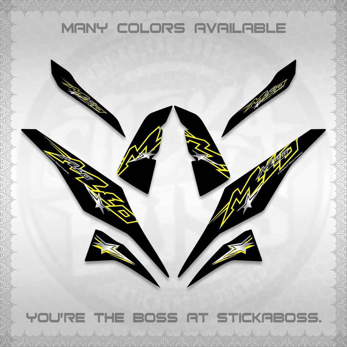 MIO M3 INDO-MALAY DECALS (2026 STAR A04) STICKER DECALS BY STICKABOSS