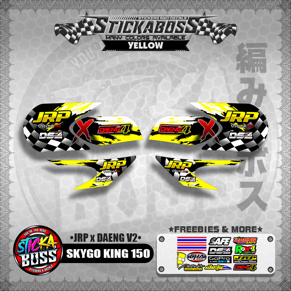 SKYGO KING 150 DECALS ( JRP x DAENG V2 )【WITH FREEBIES】