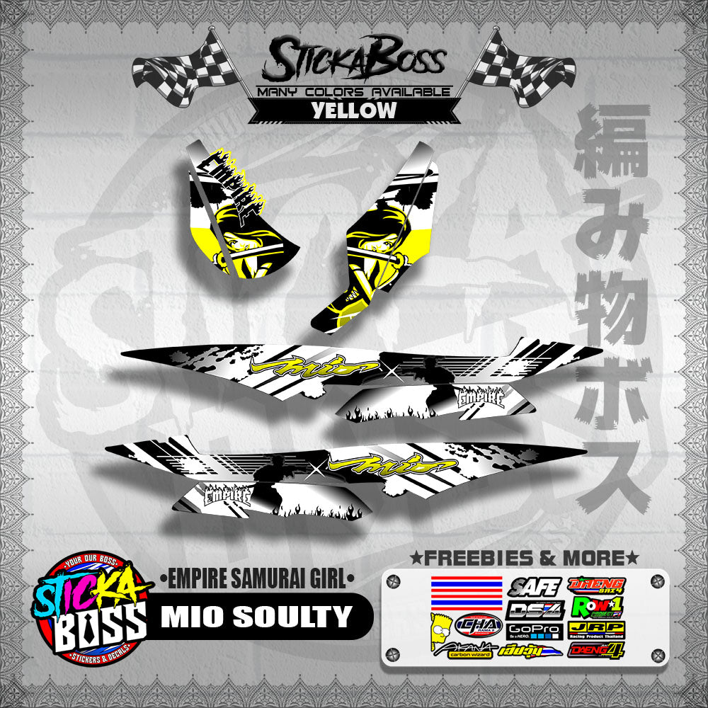 MIO SOULTY DECALS ( EMPIRE SAMURAI GIRL )【WITH FREEBIES】