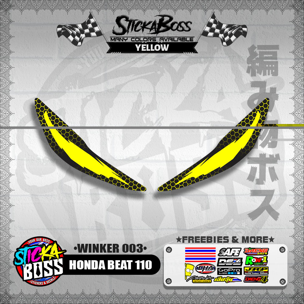 BEAT 110 FI V2 (WINKER 003) TRANSPARENT【WITH FREEBIES】