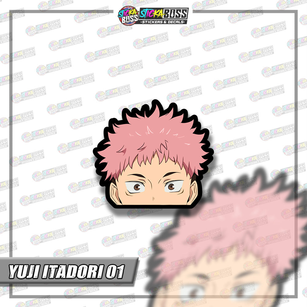 JUJUTSU KAISEN | ANIME PEEKER STICKER【VINYL PRINTED】( LAMINATED / WATERPROOF )