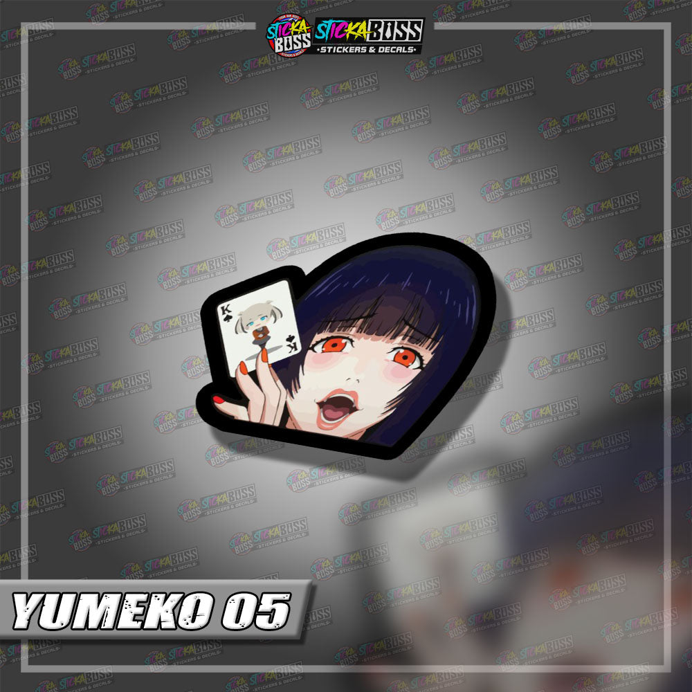 KAKEGURUI | ANIME PEEKER STICKER【VINYL PRINTED】( LAMINATED / WATERPROOF )