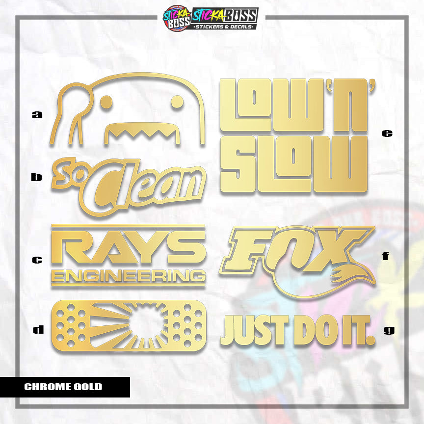 ASSORTED P3 | VINYL CUT-OUT STICKER ( ANIME VINYL STICKER DECALS )【Stickaboss】