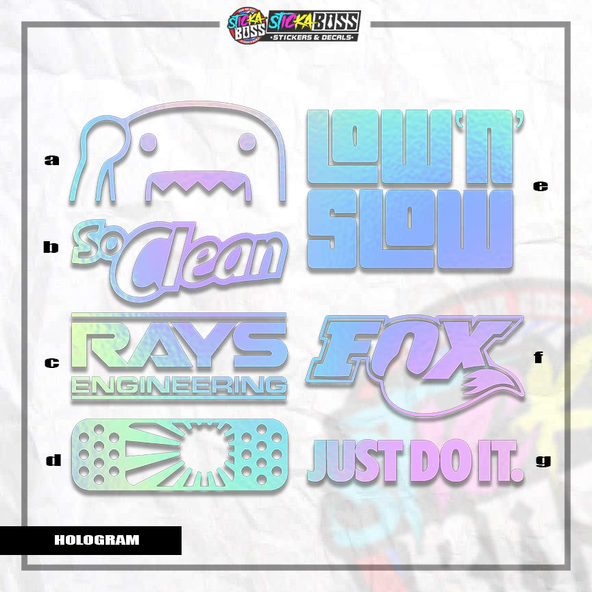 ASSORTED P3 | VINYL CUT-OUT STICKER ( ANIME VINYL STICKER DECALS )【Stickaboss】