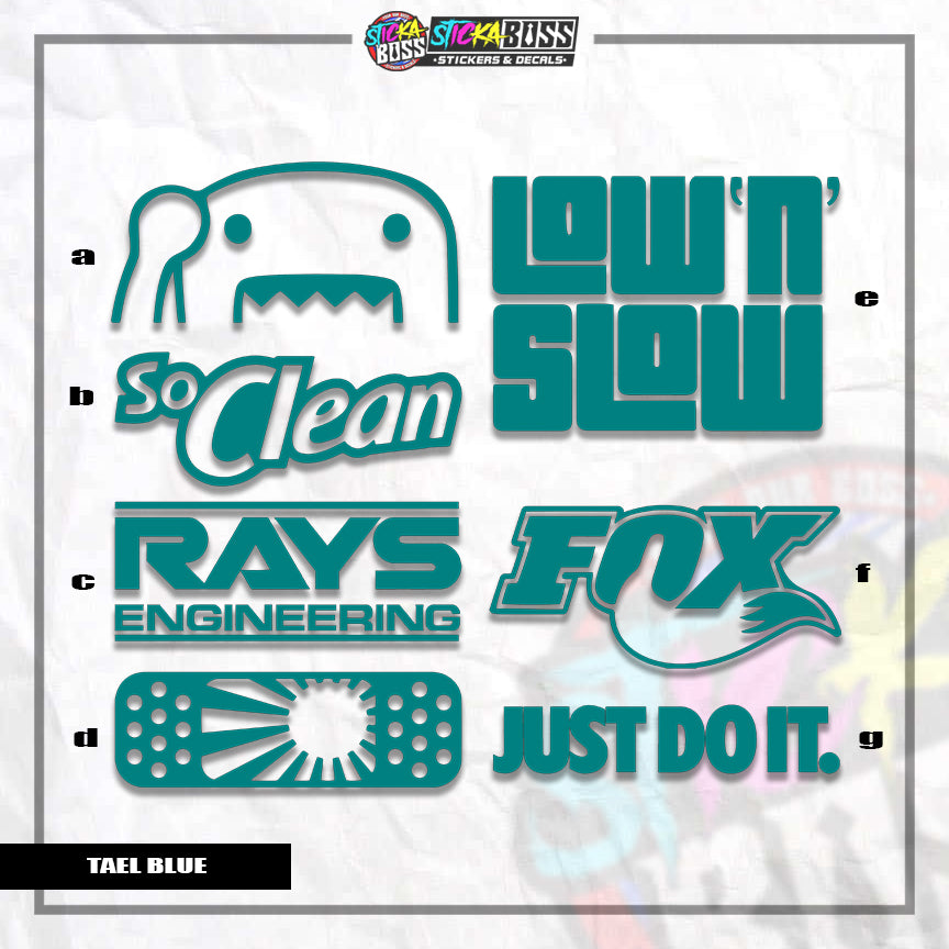 ASSORTED P3 | VINYL CUT-OUT STICKER ( ANIME VINYL STICKER DECALS )【Stickaboss】