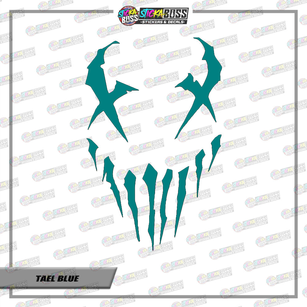 GHOST CLAW ( VINYL CUT-OUT STICKER DECALS )【Stickaboss】