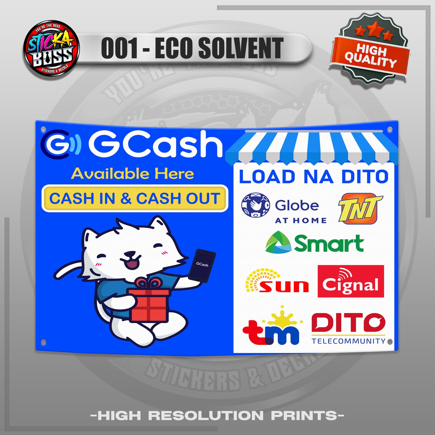 TARPAULIN BILLS PAYMENT, CASH IN - CASH OUT, ETC. |  TARPAULIN HIGH RESOLUTION PRINT【STICKABOSS】