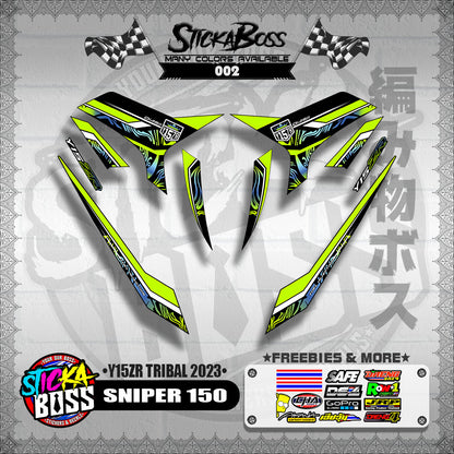 SNIPER 150 DECALS ( Y15ZR TRIBAL 2023 )【WITH FREEBIES】