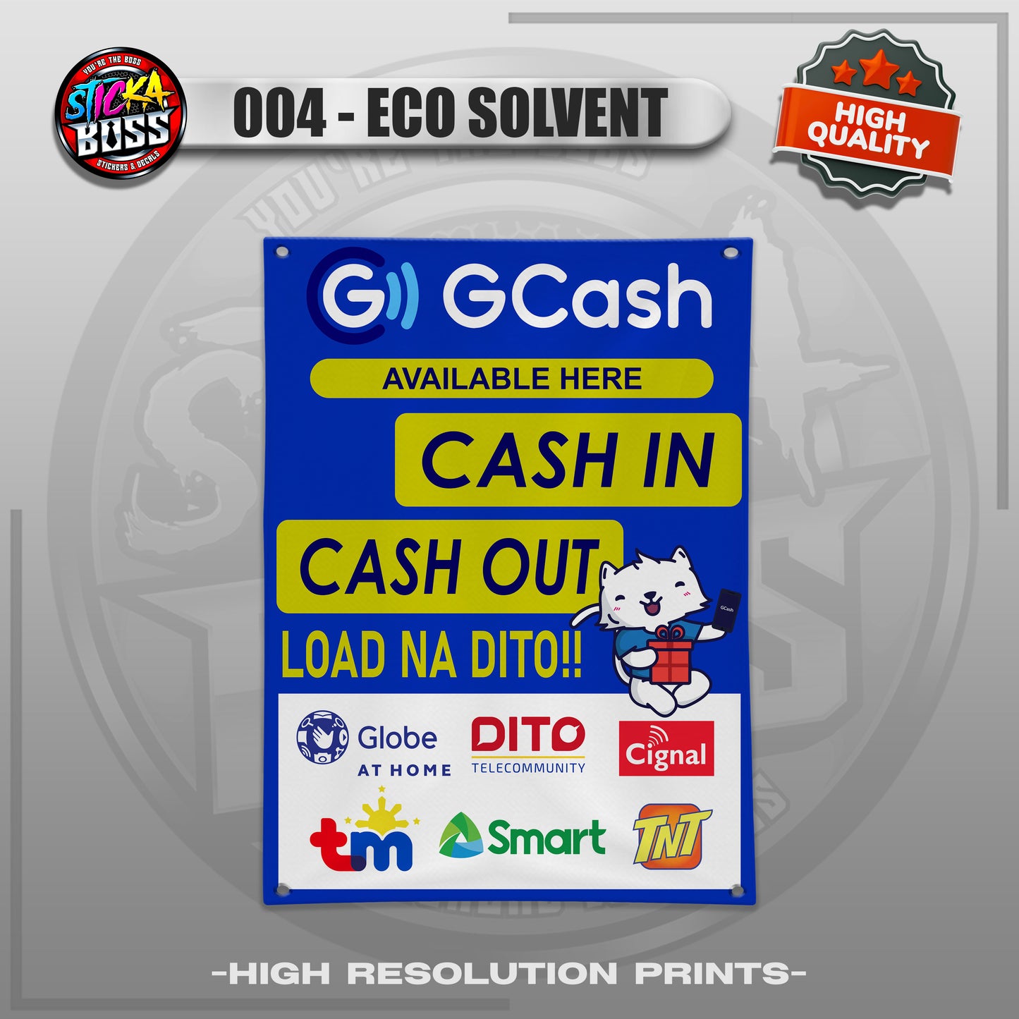 TARPAULIN BILLS PAYMENT, CASH IN - CASH OUT, ETC. |  TARPAULIN HIGH RESOLUTION PRINT【STICKABOSS】
