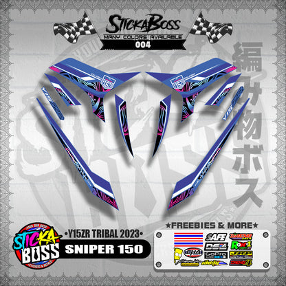 SNIPER 150 DECALS ( Y15ZR TRIBAL 2023 )【WITH FREEBIES】
