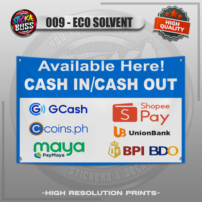 TARPAULIN BILLS PAYMENT, CASH IN - CASH OUT, ETC. |  TARPAULIN HIGH RESOLUTION PRINT【STICKABOSS】
