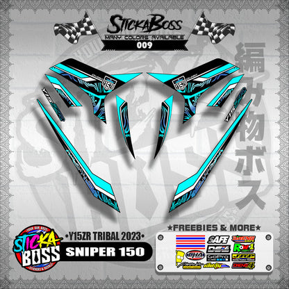 SNIPER 150 DECALS ( Y15ZR TRIBAL 2023 )【WITH FREEBIES】