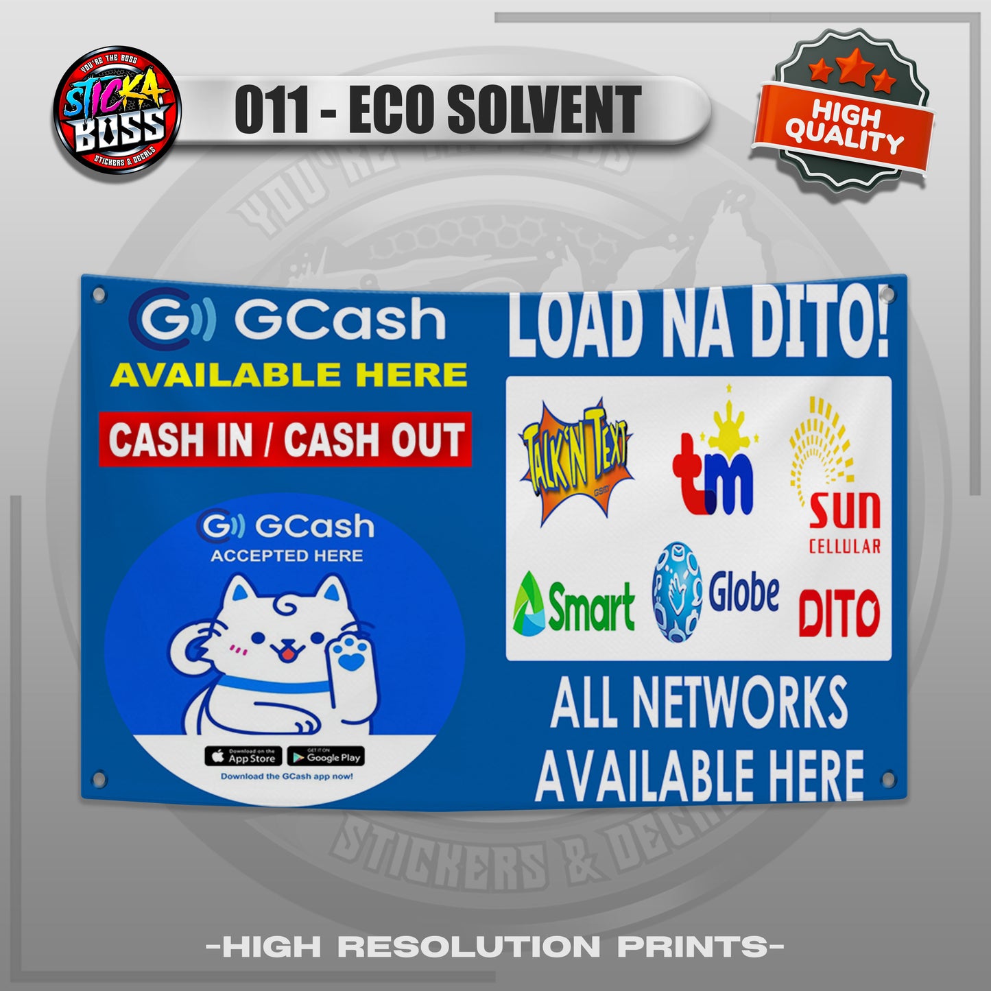 TARPAULIN BILLS PAYMENT, CASH IN - CASH OUT, ETC. |  TARPAULIN HIGH RESOLUTION PRINT【STICKABOSS】