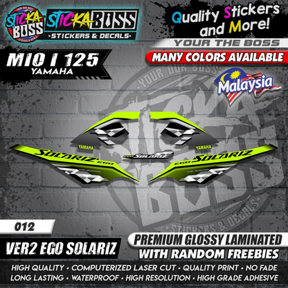 Mio i 125 Malaysian Decals ( Ver2 Ego Solariz )【WITH FREEBIES】Malaysia Concept