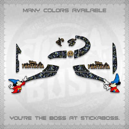 GIORNO 125 DECALS (MICKEY FANTASIA S001) STICKER DECALS BY STICKABOSS