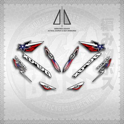 STICKER DECALS for AEROX 155 V1 (AV120ARIN02) By STICKABOSS (SOFIE LAMINATED WATERPROOF) (Copy) (Copy)