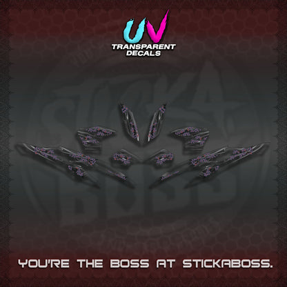 CLICK 125 V2 UV TRANSPARENT DECALS (2026 NEW SAKURA WIND)STICKER DECALS By STICKABOSS