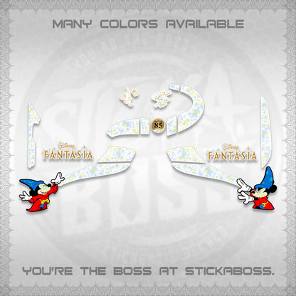 GIORNO 125 DECALS (MICKEY FANTASIA S001) STICKER DECALS BY STICKABOSS