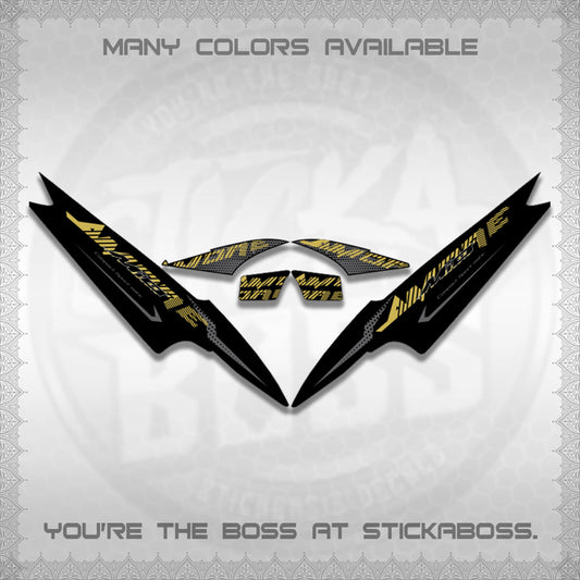 MIO SPORTY/SMILE  DECALS (2026 NEW AMORE DESIGN)STICKER DECALS By STICKABOSS