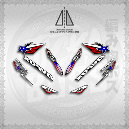 STICKER DECALS for AEROX 155 V1 (AV120ARIN02) By STICKABOSS (SOFIE LAMINATED WATERPROOF) (Copy) (Copy)