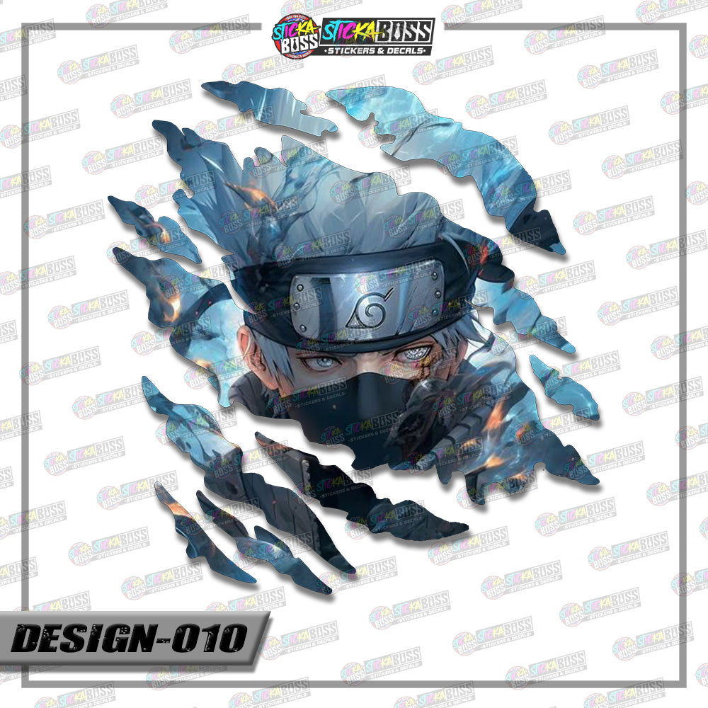 NARUTO PART 1 | ANIME SCRATCH STICKER【VINYL PRINTED】( LAMINATED / WATERPROOF )【Stickaboss】