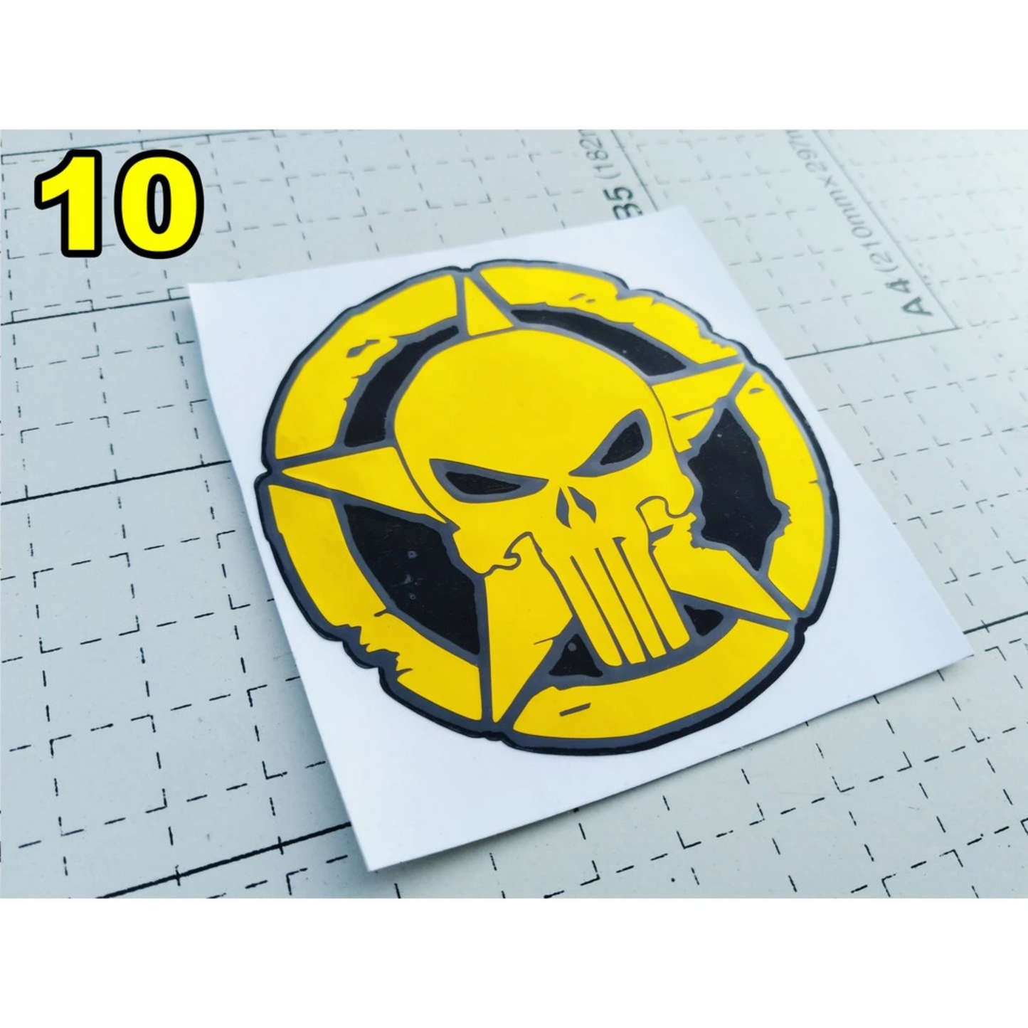 [PART 8] Gold Chrome Decal Stickers Vinyl Cut Out Stickers [ Religious / Thailook / Yayamanin ]