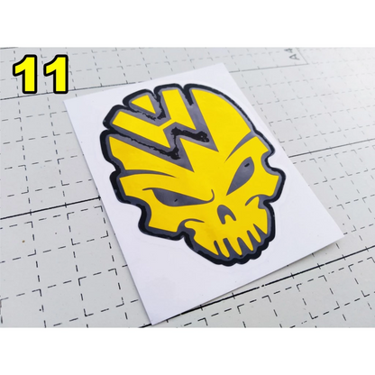 [PART 8] Gold Chrome Decal Stickers Vinyl Cut Out Stickers [ Religious / Thailook / Yayamanin ]