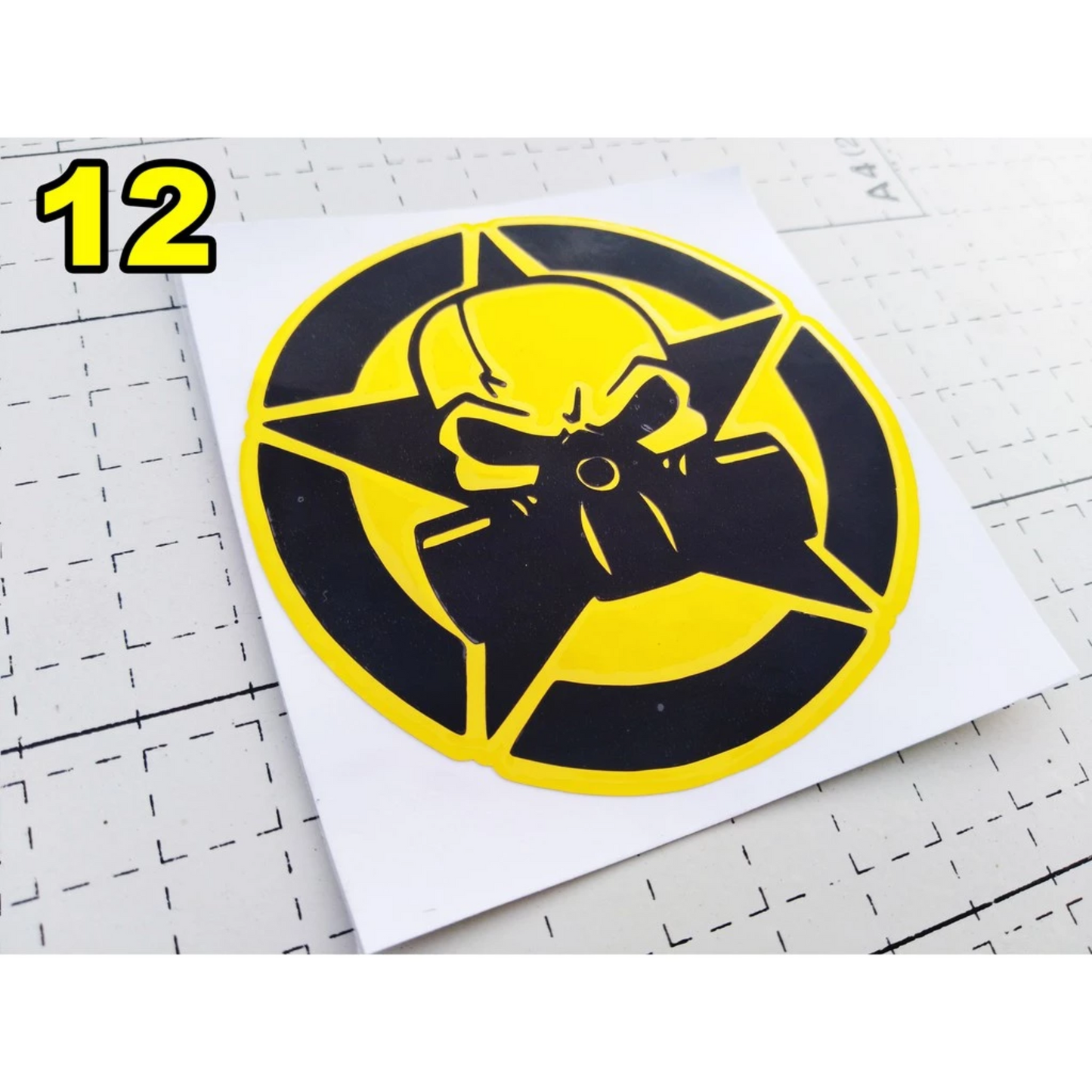 [PART 8] Gold Chrome Decal Stickers Vinyl Cut Out Stickers [ Religious / Thailook / Yayamanin ]