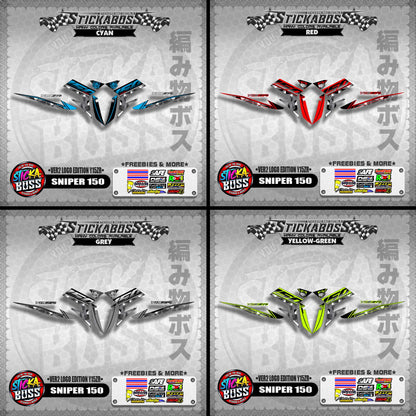 SNIPER 150 DECALS ( VER2 LOGO EDITION Y15ZR )【WITH FREEBIES】MALAYSIAN CONCEPT/ EXCITER 150