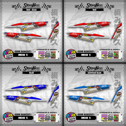MIO 1 INDO DECALS ( BOM RANGSIT )【WITH FREEBIES】