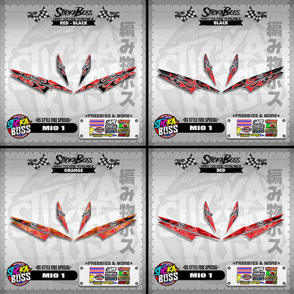 MIO 1 DECALS ( US STYLE FIRE SPECIAL )【WITH FREEBIES】