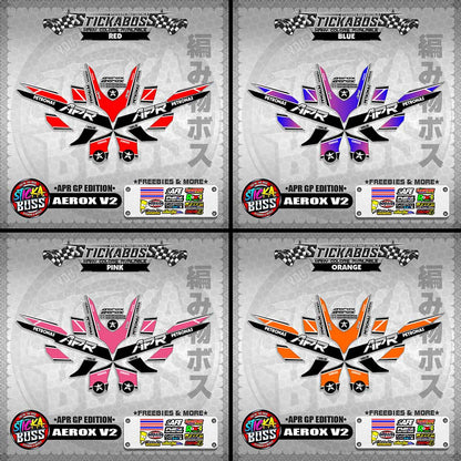 AEROX V2 STICKER DECALS ( APR GP EDITION )【WITH FREEBIES】