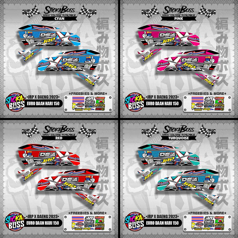 EURO DAAN HARI 150 DECALS ( JRP X DAENG 2023 )【WITH FREEBIES】