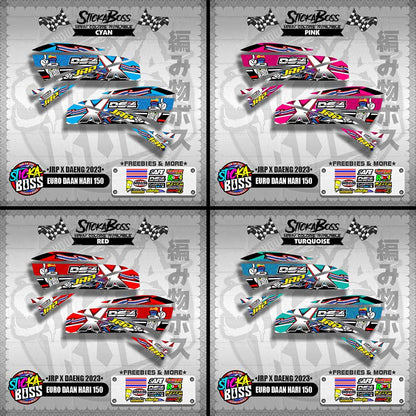 EURO DAAN HARI 150 DECALS ( JRP X DAENG 2023 )【WITH FREEBIES】