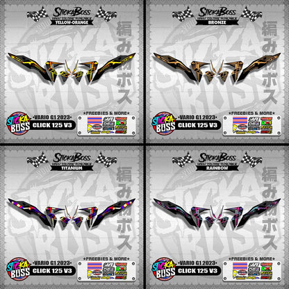 CLICK 125 V3 DECALS ( VARIO G1 2023 )【WITH FREEBIES】